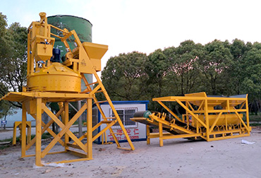 HZS25混凝土攪拌站(圖6) 上海免基礎立軸行星25攪拌站